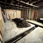 plumbing lines in basement of home